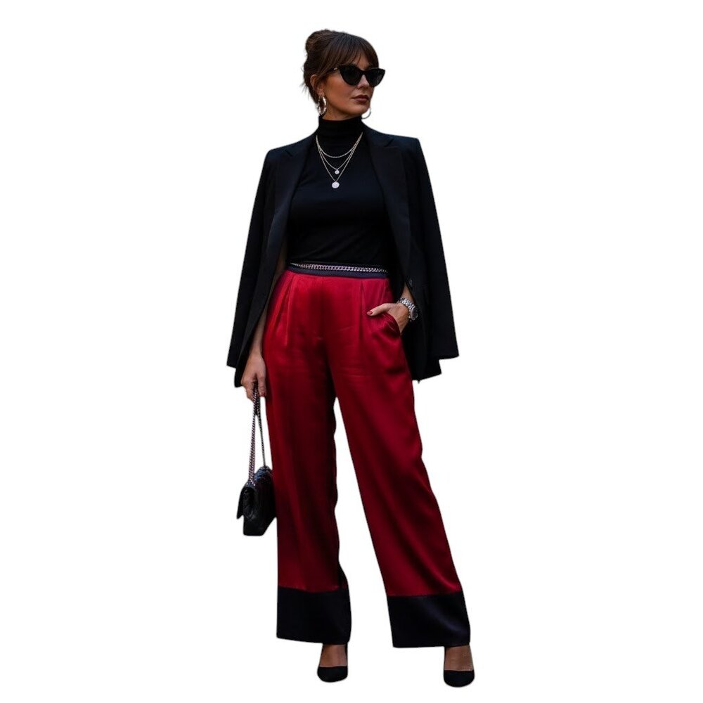 Wide-Legged Pants